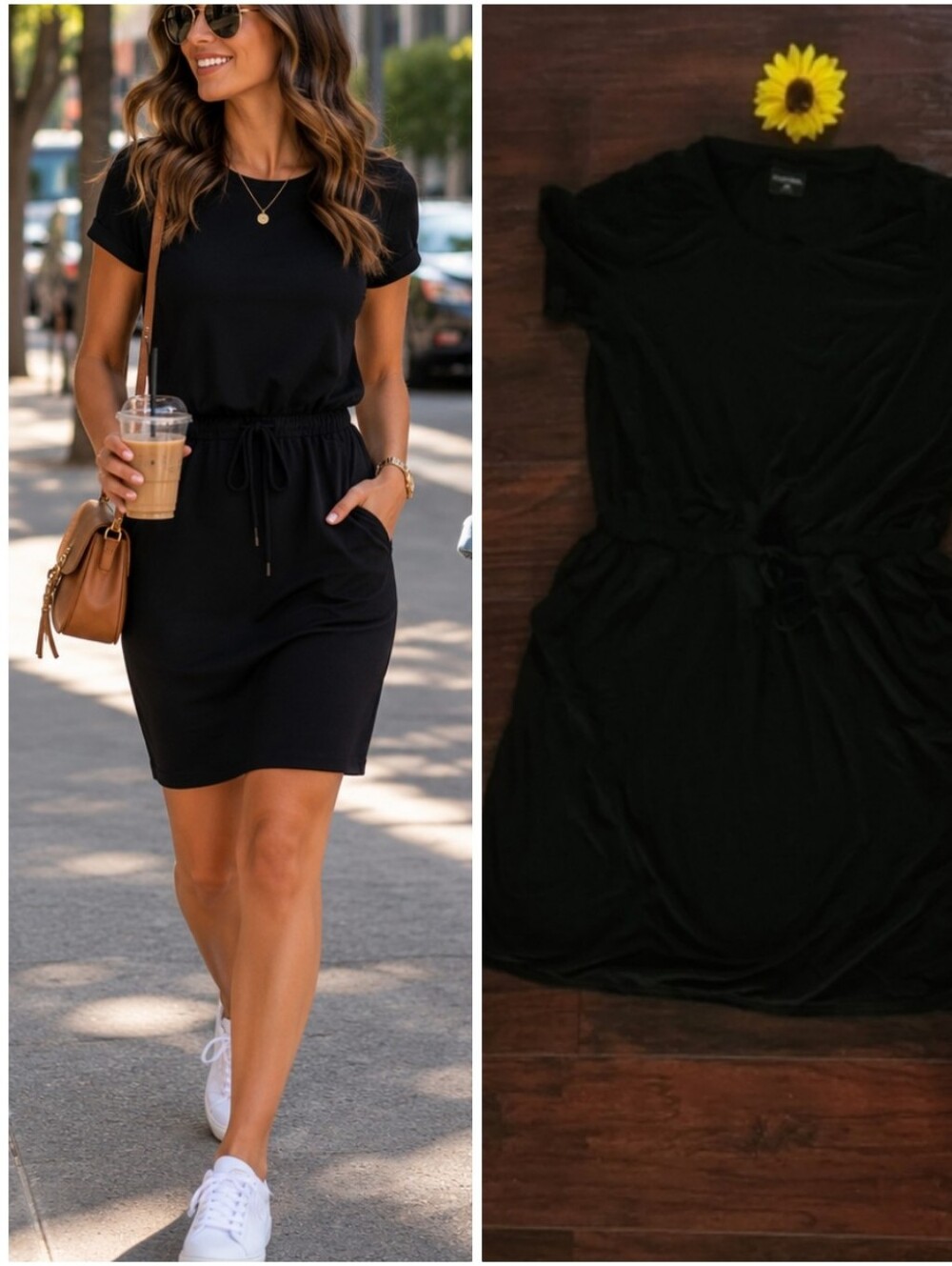 32 DEGREES Cool Ladies Comfy Dress Elastic Waist 🖤🌟